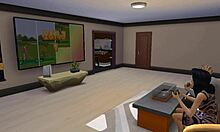 Asian Stepmom Strips After Losing Game, Then Fucks Stepson.