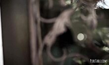 Watch these stepdaughters get wild in a threesome with shaved tits