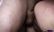 dick chibbles, the old guy, loves fucking that fresh young teen pussy with his monster cock, bending her over for cumshot