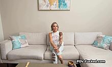 super hot tattooed ice blonde in pov fucking. the contrast is intriguing.