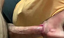 In this gay scene, he deepthroats a big cock and swallows cum eagerly