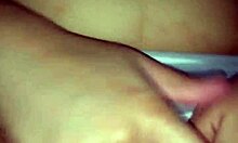 latina playing with her pussy