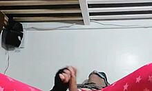 Ladyboy Explores Dildo Riding For First Time