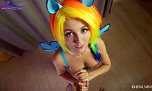 mlp rainbow dash oils up for joi with sia siberia