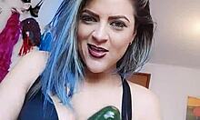 Pepina Anal Fucked by Zar Montoya with Big Cucumber