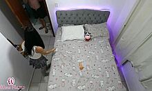 Curvy Skinny Teen Tiktoker Gets Anal Creampie After Pussy Eating and Wants Dick Friend