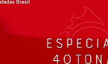 I love watching this hot milf get her ass fucked on tv