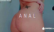 I love watching this hot milf get her ass fucked on tv