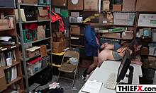 pretty gal burglars get nailed hard in the garage