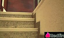 Loira peituda Manu Fox fodeu com dois caras no motel, riding bareback in lingerie with deepthroat and anal orgasm.