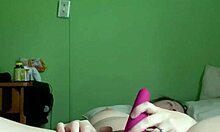 Hey, wanna see this horny milf teasing her wet pussy?