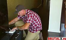 Cable Guy Teaches Bitchy Sexy Teen Sabrina Banks A Lesson