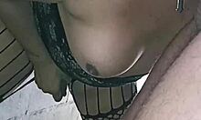 Sucking Big White Cock in Parking Lot Leads to Facial