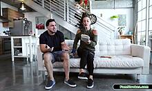 Petite Stepsis Sucking Big Cock