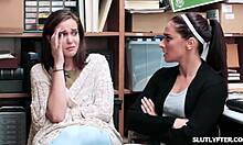 what terms do shoplifters aria carson and maya farrell agree to?!