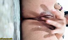 天啊，kaithsaumeth湿逼传教士式被我狂捅狂喷，还忍不住舔她紧屁眼！