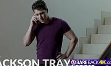 hardcore bareback gay foursome at the gym with muscular studs 😈