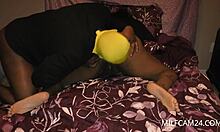 Black teen 18+ couple getting wild with hardcore fucking on webcam show