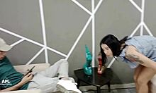 My horny stepsister seduces me for cock sucking and pussy licking