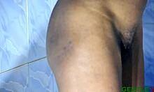 Big black dick enters my pussy, it's so intense. I bend over for that hardcore action.