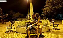 i got caught fucking outdoors with my wet pussy