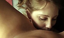 pretty eyes licks girlfriends pussy passionately 😍