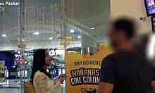 she's filling her tight holes with my big cock