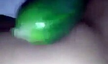 Hot Wife's Solo Masturbation Session with Dildo