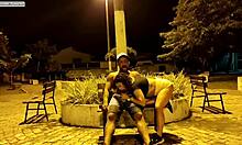 i got caught fucking outdoors with my wet pussy