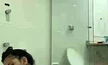 Hot Brunette Bia Safada Masturbates With Shower Jet In Solo Amateur Video