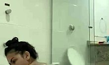 Hot Brunette Bia Safada Masturbates With Shower Jet In Solo Amateur Video