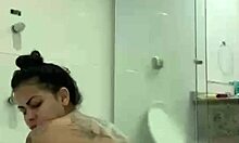 Hot Brunette Bia Safada Masturbates With Shower Jet In Solo Amateur Video