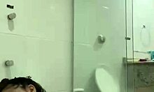 Hot Brunette Bia Safada Masturbates With Shower Jet In Solo Amateur Video