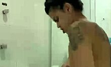 Hot Brunette Bia Safada Masturbates With Shower Jet In Solo Amateur Video
