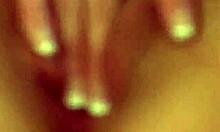 Lovely Ameara Yanks Her Shaved Pussy to Climax