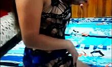 latina milf waits for guys to fill her with cum on christmas