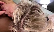 latina babe roughly banged in fishnets