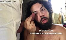 Andre Medeiros Martins in a sexy gay scene