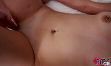 college girls try eating pussy for first time in dorm