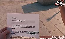 Schlanke Teen in Red Lingerie and Nylons at German Sex Date