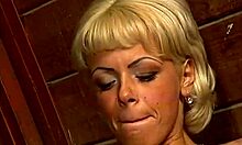 German Teen 18+ Masturbates with Big Dildos and Toys in European Scene