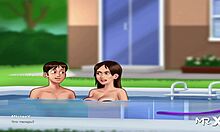 In summertimesaga, the milf character craves my monster cock constantly