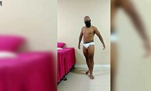 Behind the scenes, teen 18+ european girl takes BIG BLACK COCK in her ass.