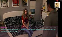 A wife and stepmother 56 play a naughty game with amateurs