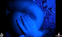 beautiful brazilian latina having sex in blue lingerie