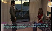 A wife and stepmother 56 play a naughty game with amateurs