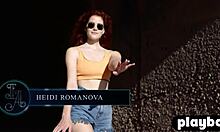 Perfect teen model Deisy Leon teases in sexy tight clothes