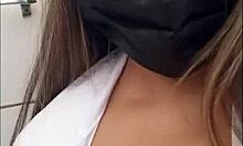 Last-Year Student Enters Porn World, Masturbates Tight Vagina In Bathroom, Invites Friend To Use Big Dildo On Her Juicy Pussy