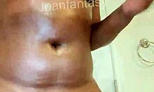 Joanfantasy oiled up and ready for sneaky buttplug play