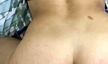 Rootsgaia bouncing on Hornyhorsee's big cock in doggystyle position